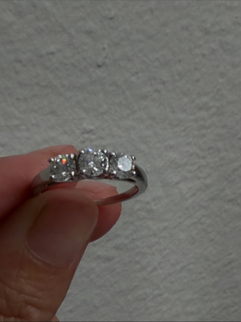 14k white gold diamond Ring